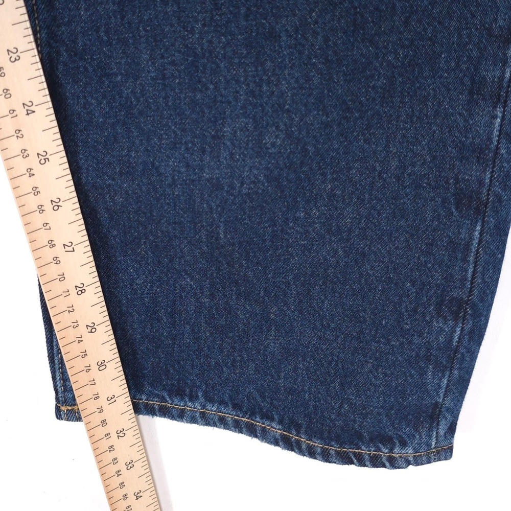 GUESS Men's New Jeans 38x32 G16 Straight GJ AGED Distressed Dark Wash M5YA1B - Picture 7 of 16